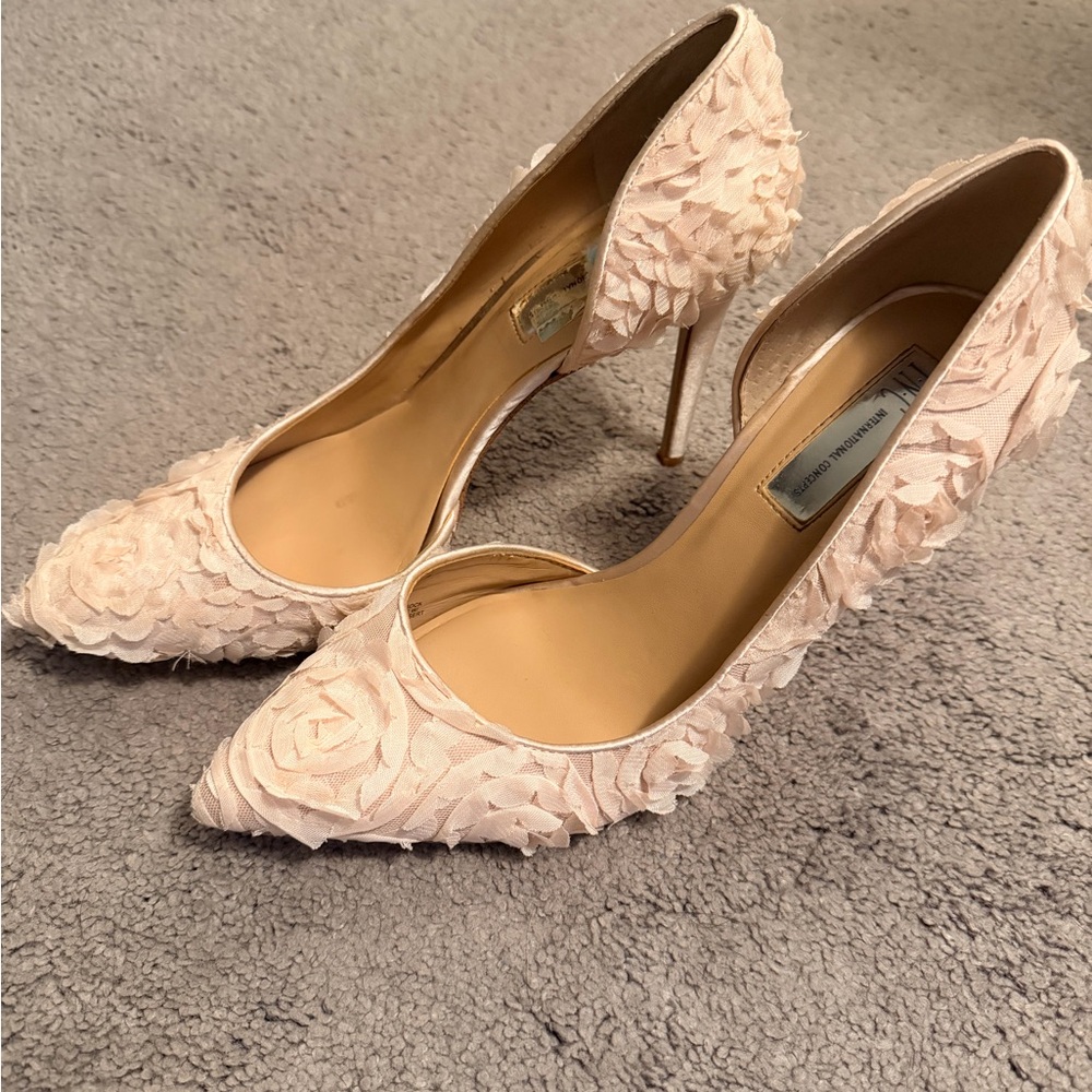 Elegant Floral Women's Heels